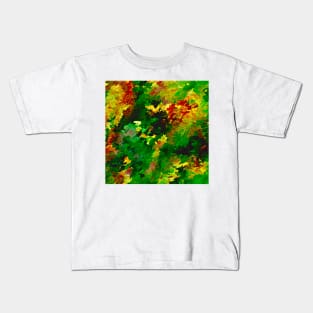 Emerald Forms Abstract Kids T-Shirt